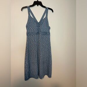 PrAna Blue Gray Workout Dress with Built In Bra size large